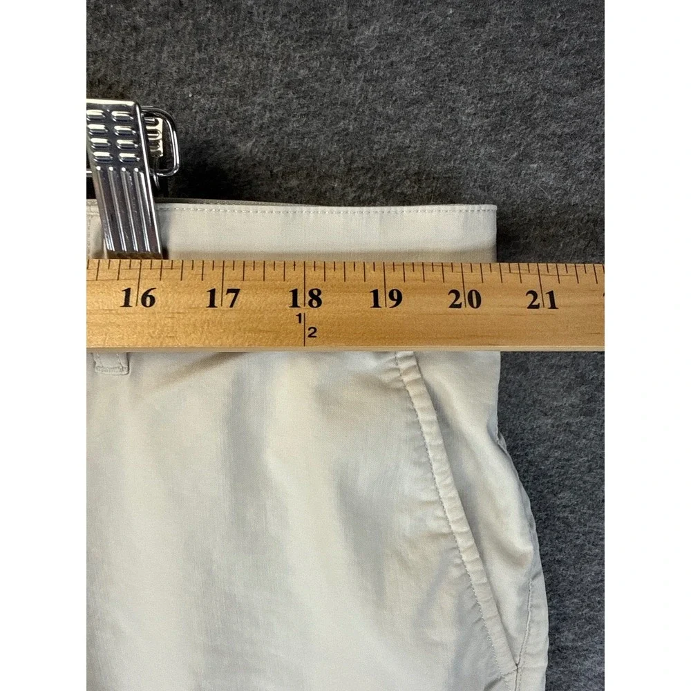Faherty Movement Chino Shorts Mens 38 Sand CoolMax Organic Cotton Stretch Travel